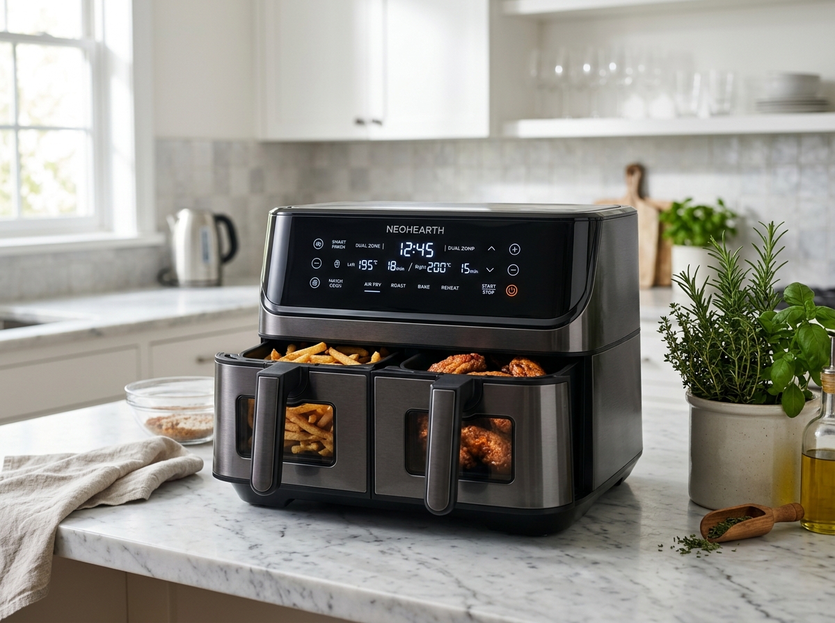 Review Air Fryer Dual Zone NeoHearth